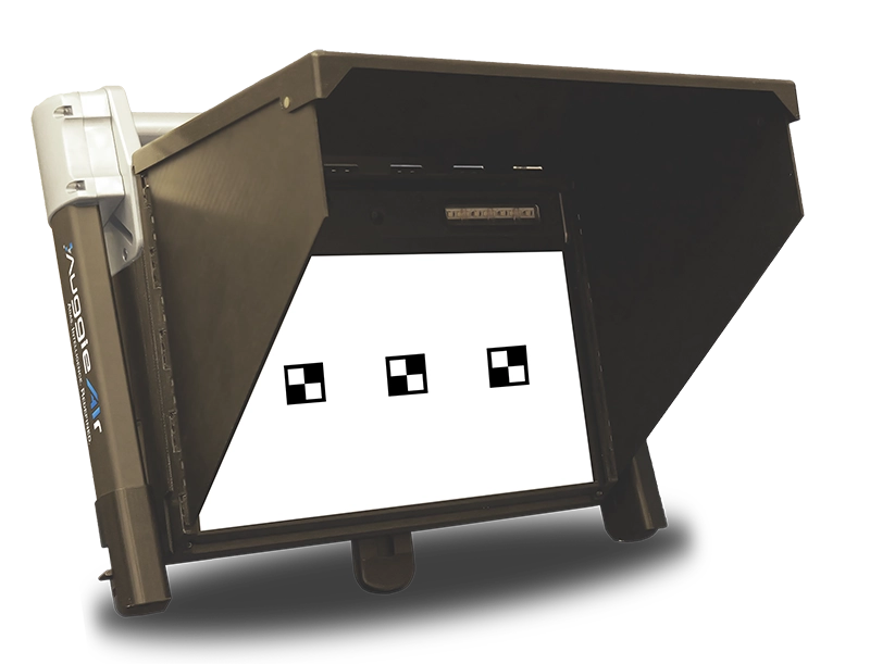 Auggie Air Calibration Device shown open