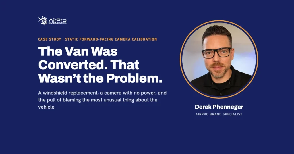 Case study: The Van Was Converted. That Wasn’t the Problem, by AirPro Brand Specialist Derek Phenneger